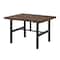 Alaterre Furniture Pomona Metal and Wood Dining Table AMBA1720 - alternate 1